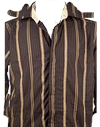 Big Stripped Shirt using jacket layer