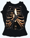 Skeleton Chest Shirt