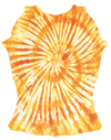 Orange tie dye shirt