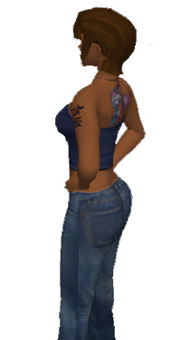 Coy Tattoo Halter Top